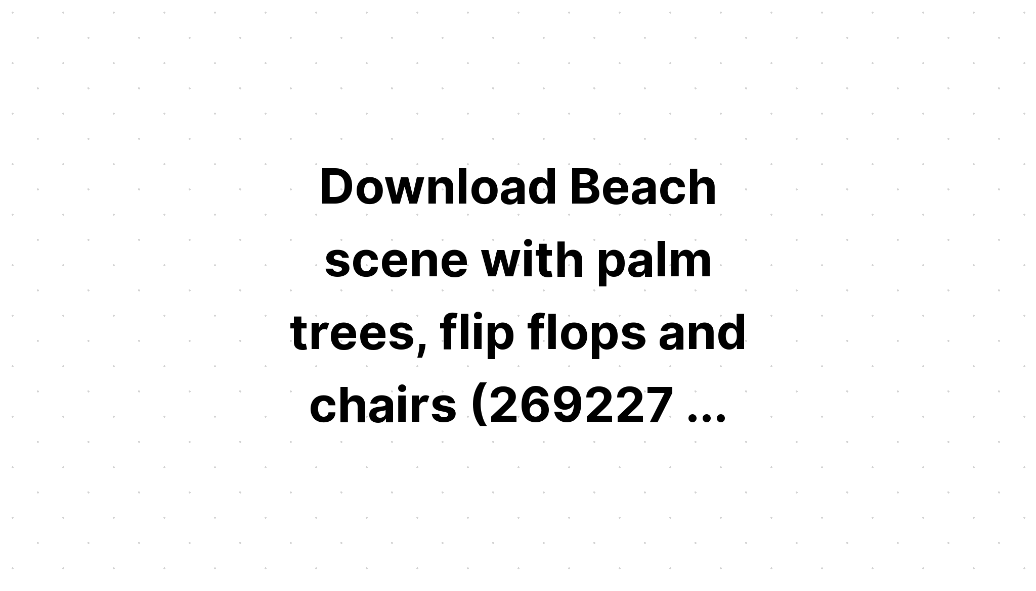 Download Beach Chair Monogram Svg - Free SVG Cut File